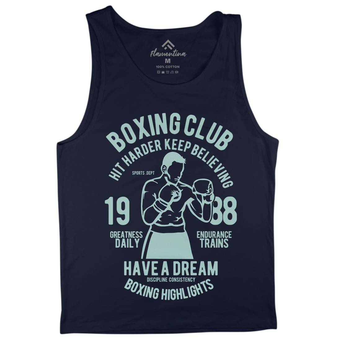 Boxing Club Mens Tank Top Vest Sport B186