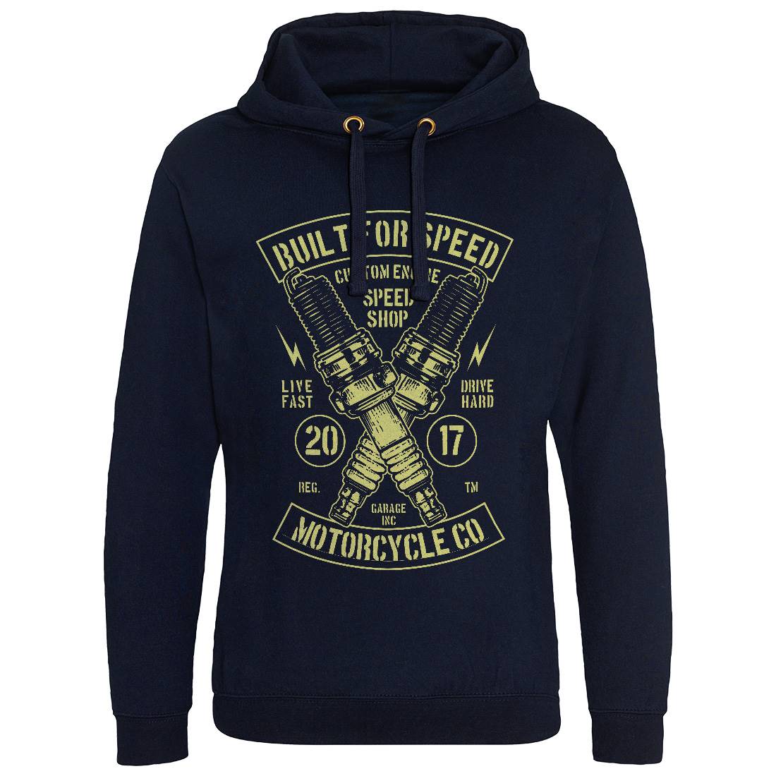 Built For Speed Mens Hoodie Without Pocket Motorcycles B188