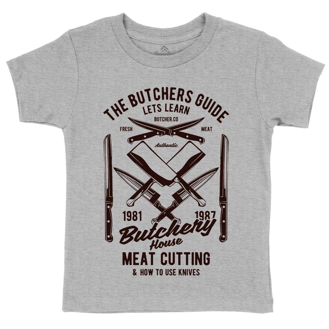 Butchery House Kids Crew Neck T-Shirt Retro B190