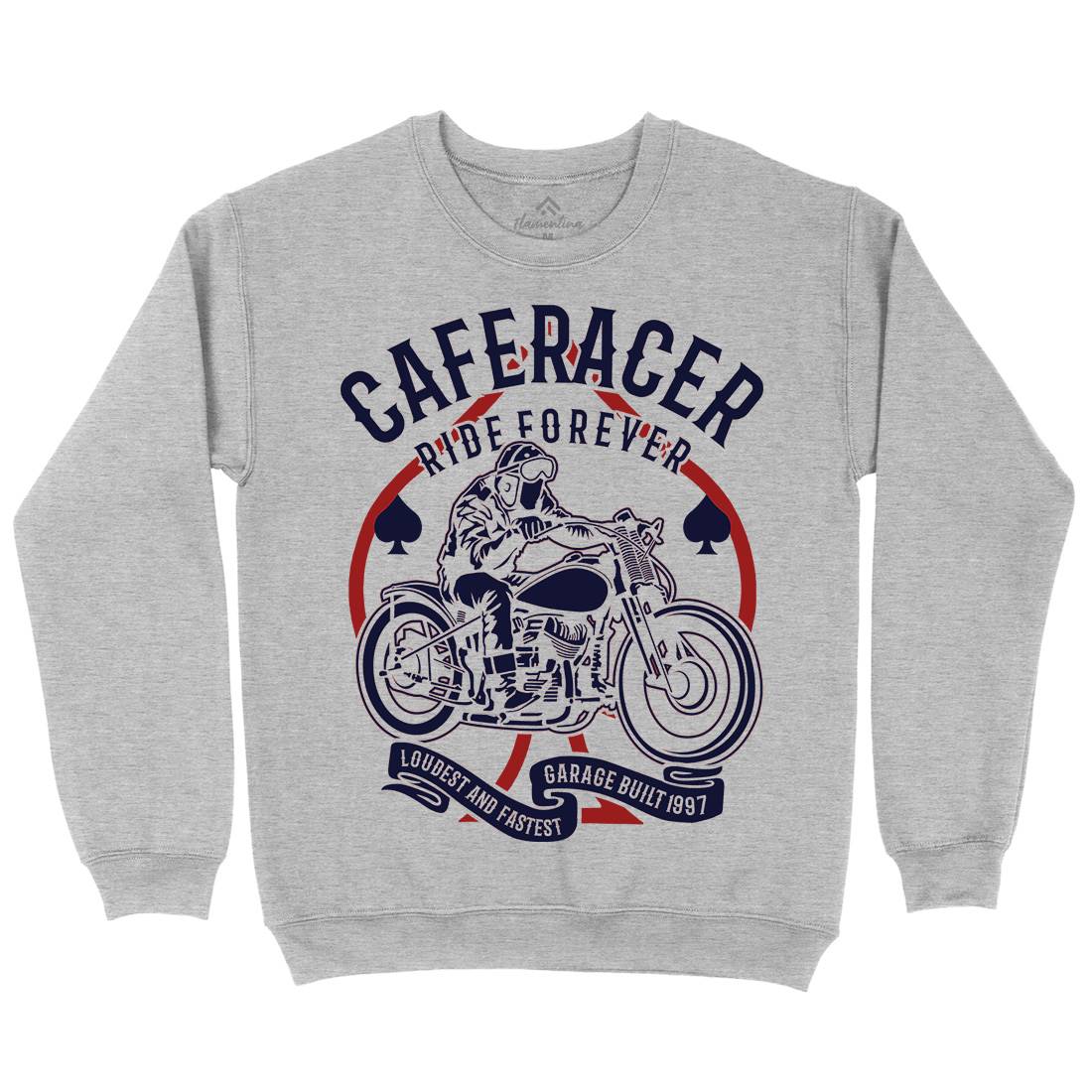 Caferacer Ride Forever Kids Crew Neck Sweatshirt Motorcycles B192