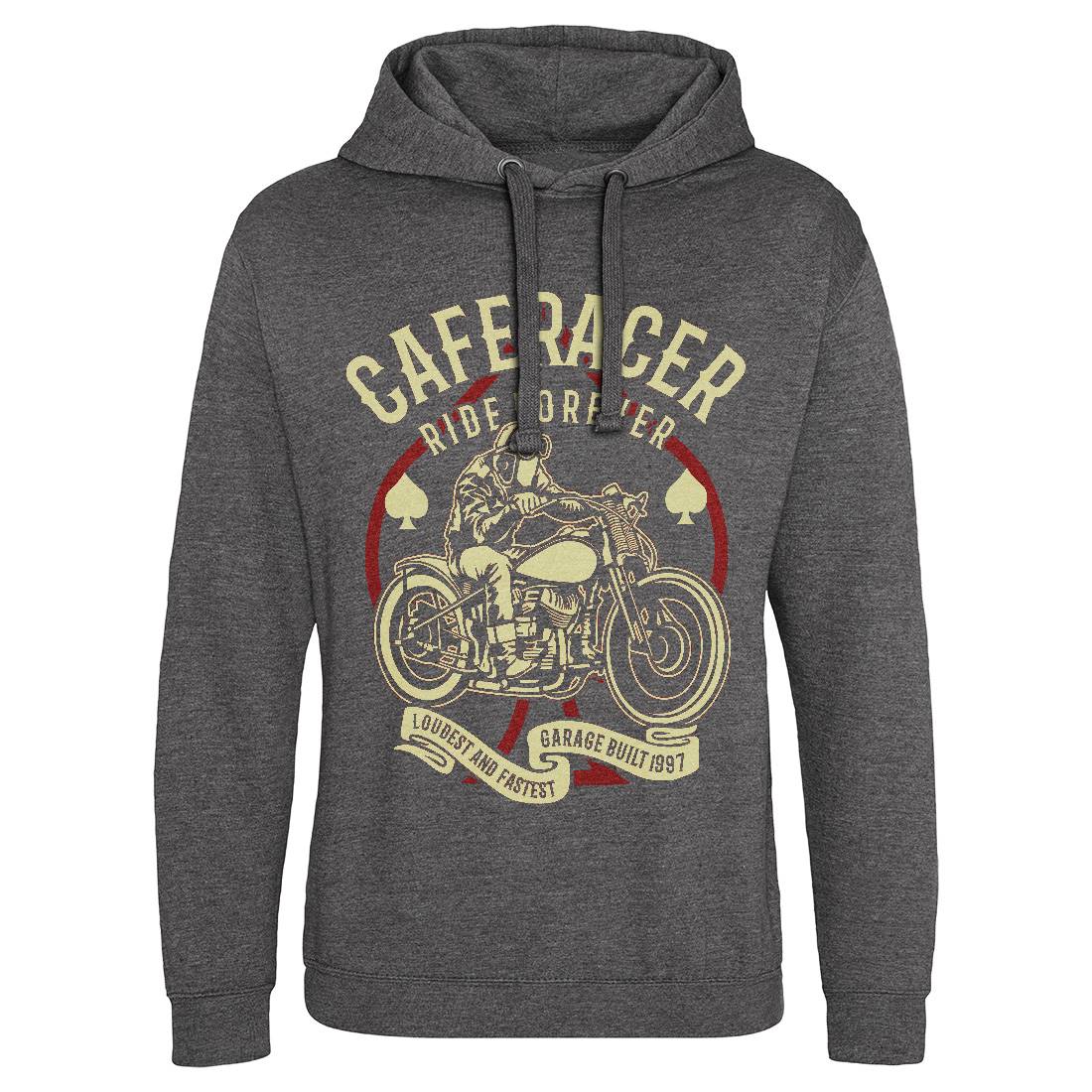 Caferacer Ride Forever Mens Hoodie Without Pocket Motorcycles B192