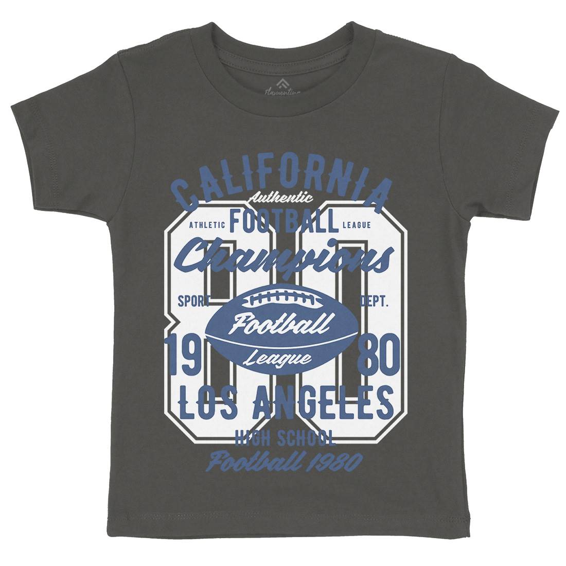 California Football League Kids Crew Neck T-Shirt Sport B193