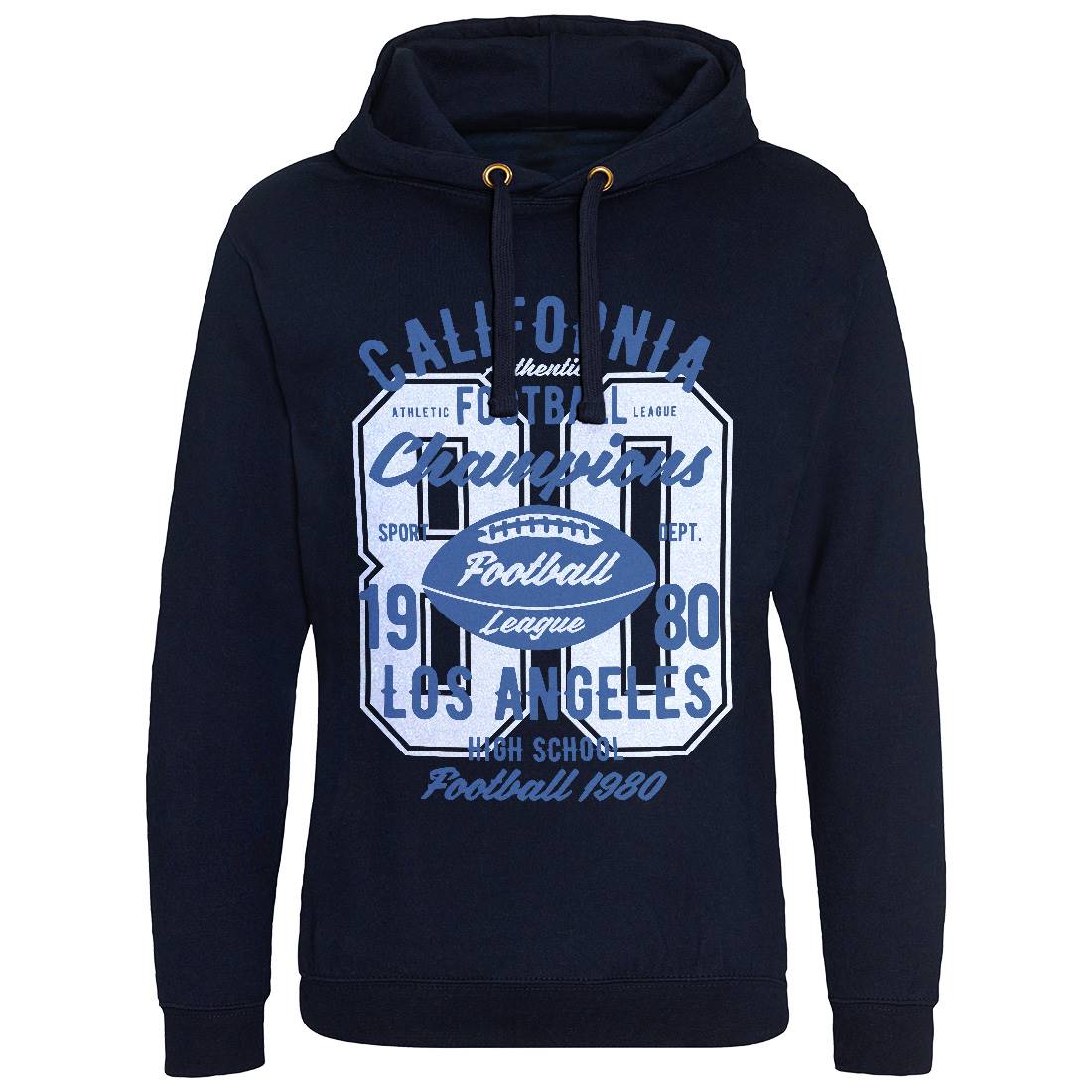California Football League Mens Hoodie Without Pocket Sport B193