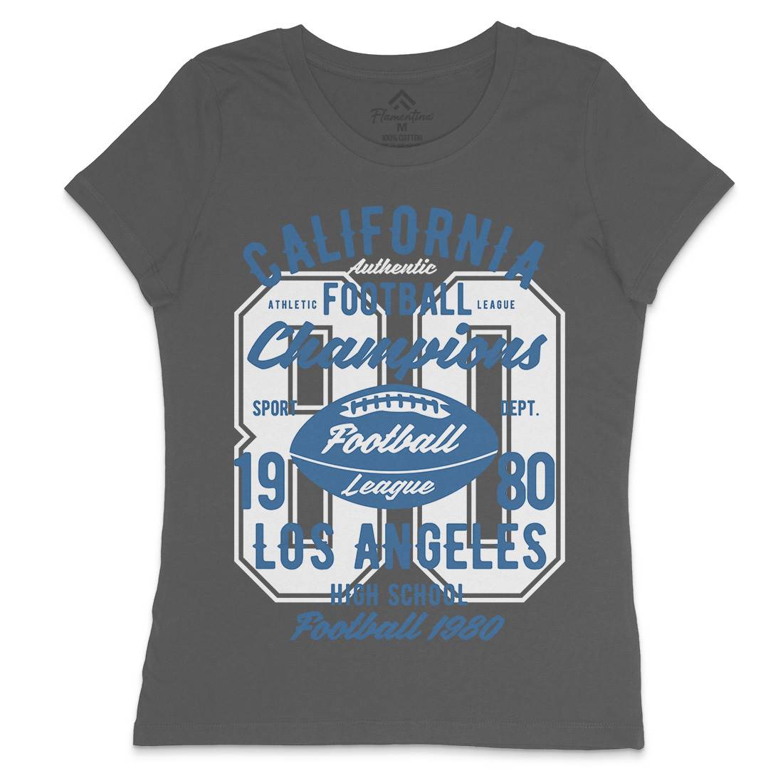 California Football League Womens Crew Neck T-Shirt Sport B193