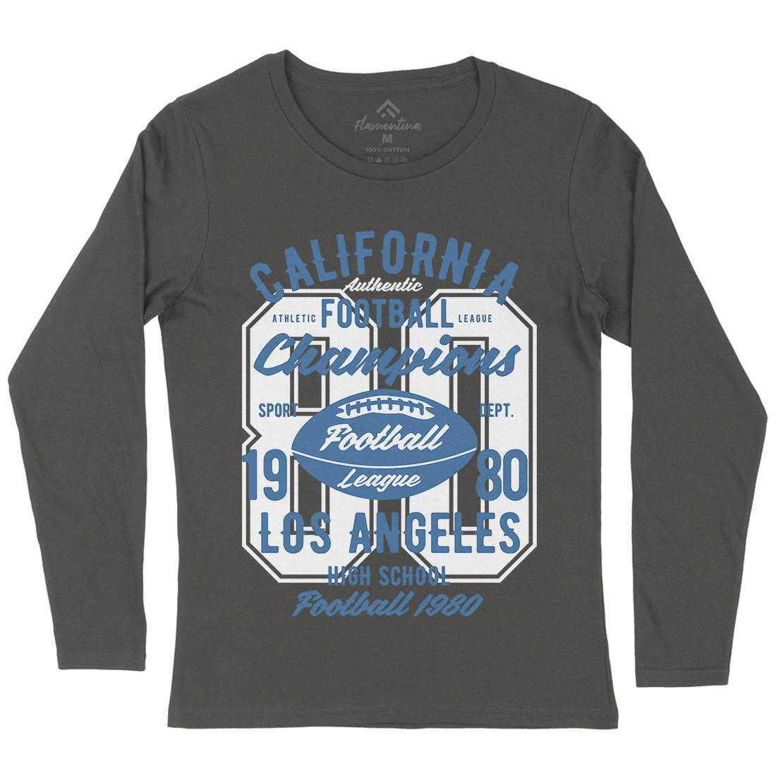 California Football League Womens Long Sleeve T-Shirt Sport B193