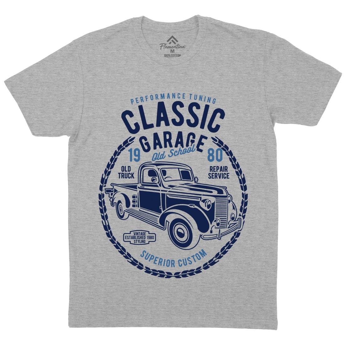 Classic Garage Mens Crew Neck T-Shirt Cars B194