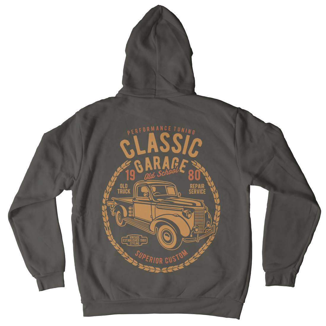 Classic Garage Kids Crew Neck Hoodie Cars B194
