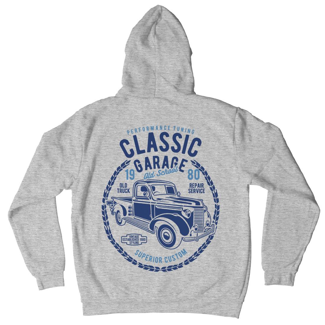 Classic Garage Kids Crew Neck Hoodie Cars B194
