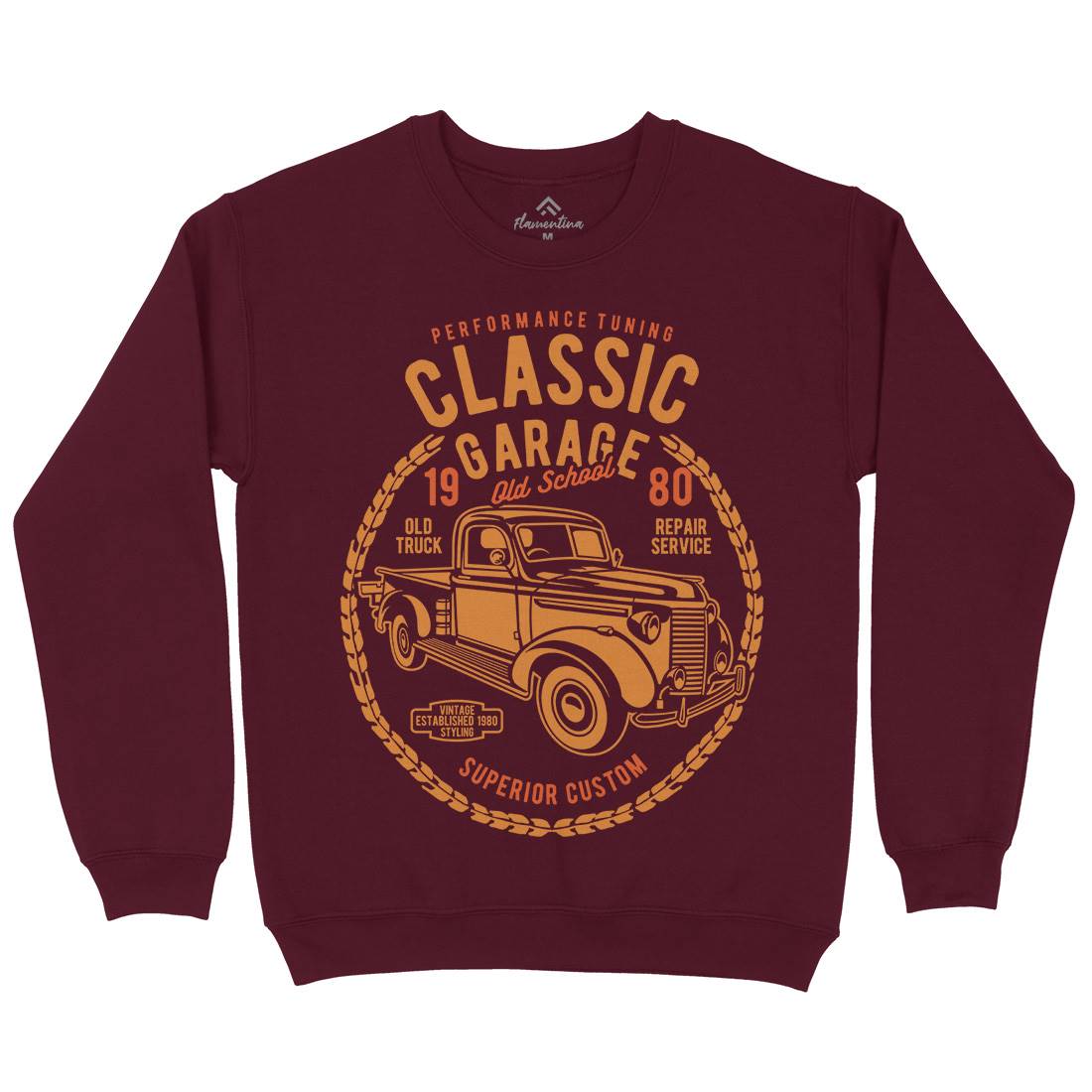 Classic Garage Kids Crew Neck Sweatshirt Cars B194