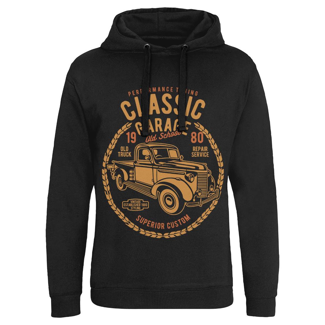 Classic Garage Mens Hoodie Without Pocket Cars B194