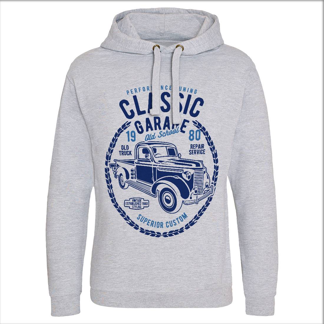 Classic Garage Mens Hoodie Without Pocket Cars B194