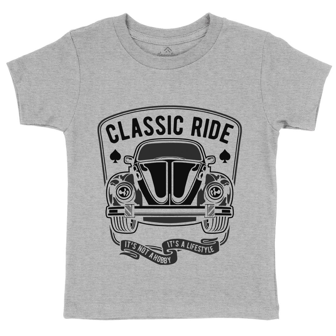 Classic Ride Kids Crew Neck T-Shirt Cars B195