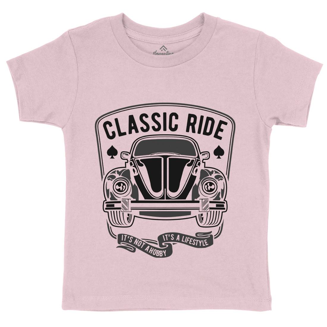 Classic Ride Kids Organic Crew Neck T-Shirt Cars B195