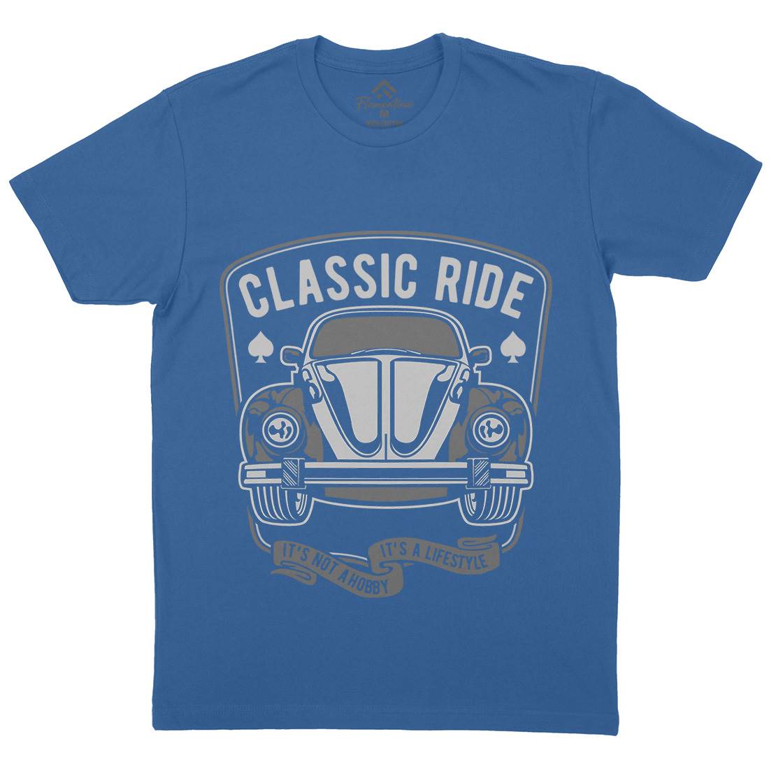 Classic Ride Mens Crew Neck T-Shirt Cars B195