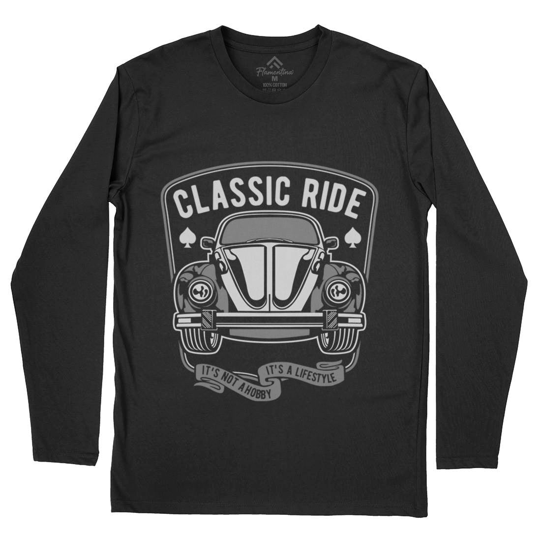 Classic Ride Mens Long Sleeve T-Shirt Cars B195