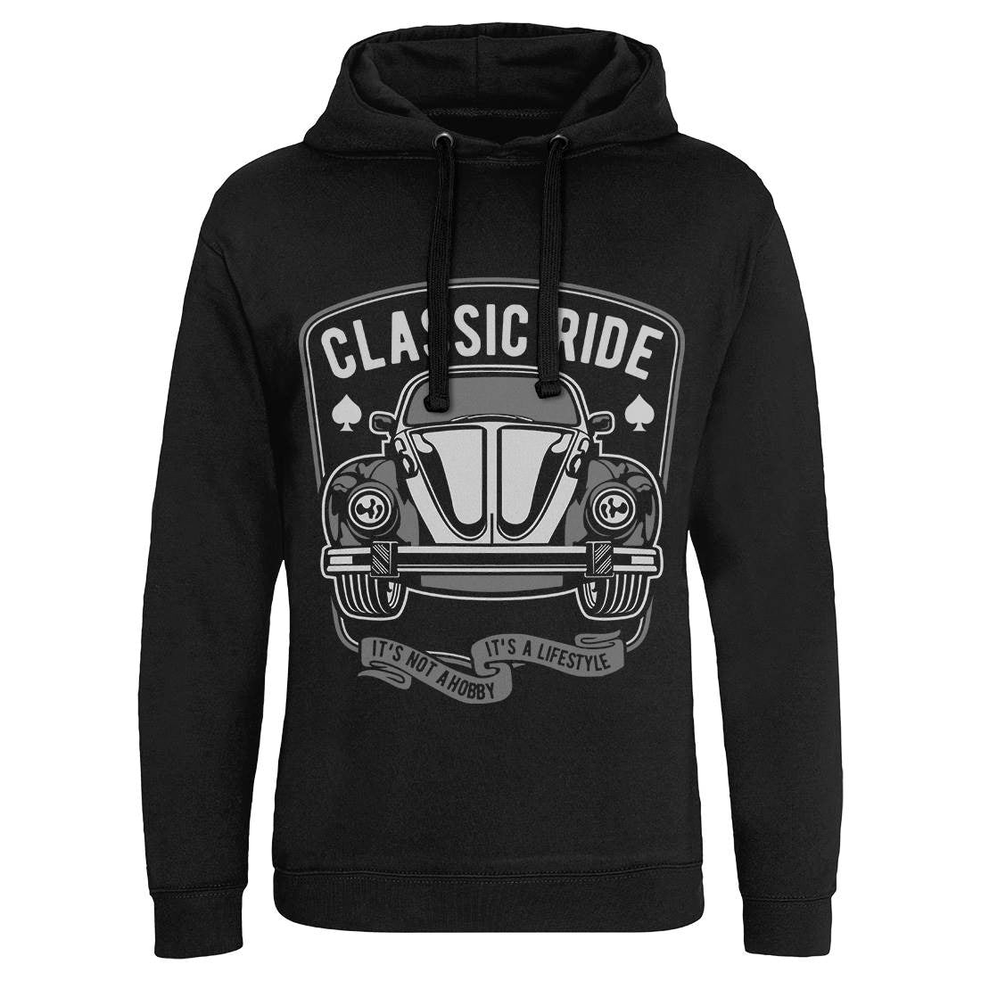 Classic Ride Mens Hoodie Without Pocket Cars B195
