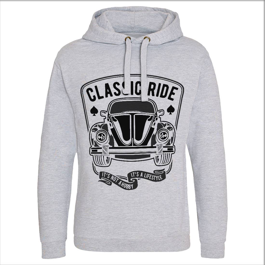 Classic Ride Mens Hoodie Without Pocket Cars B195
