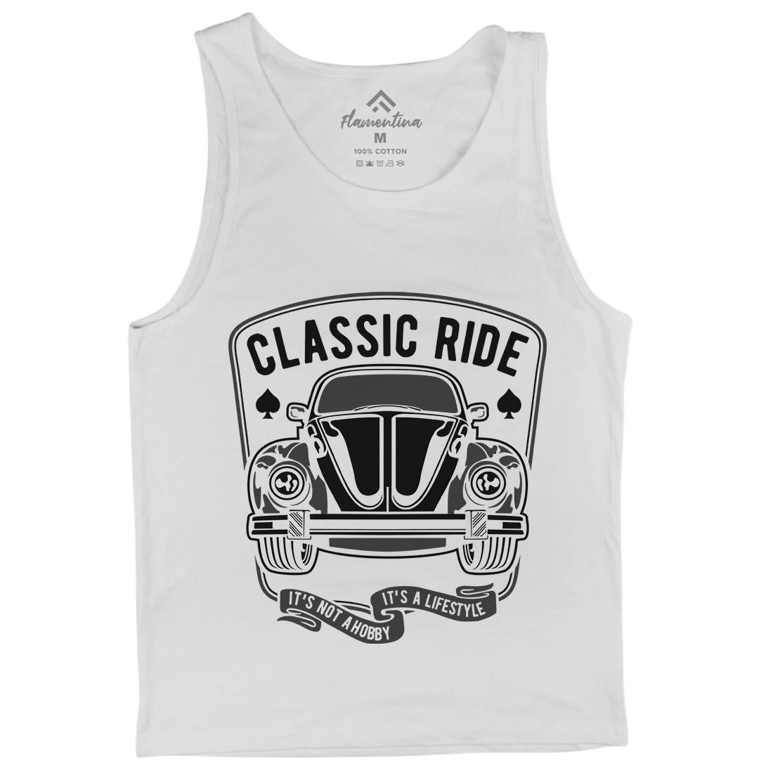 Classic Ride Mens Tank Top Vest Cars B195
