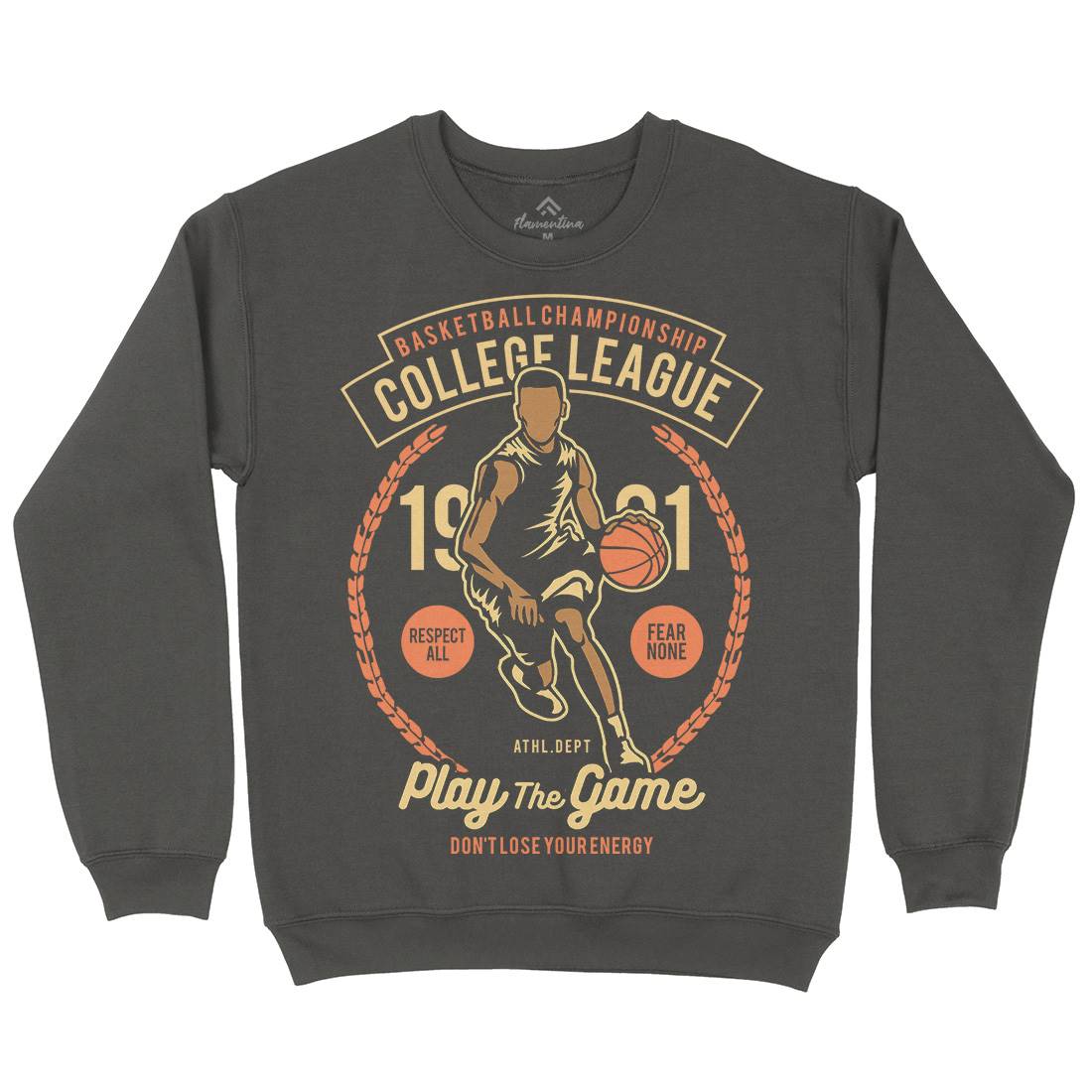 College League Mens Crew Neck Sweatshirt Sport B197