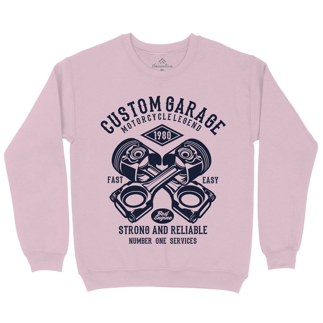 Custom Garage Kids Crew Neck Sweatshirt Cars B198