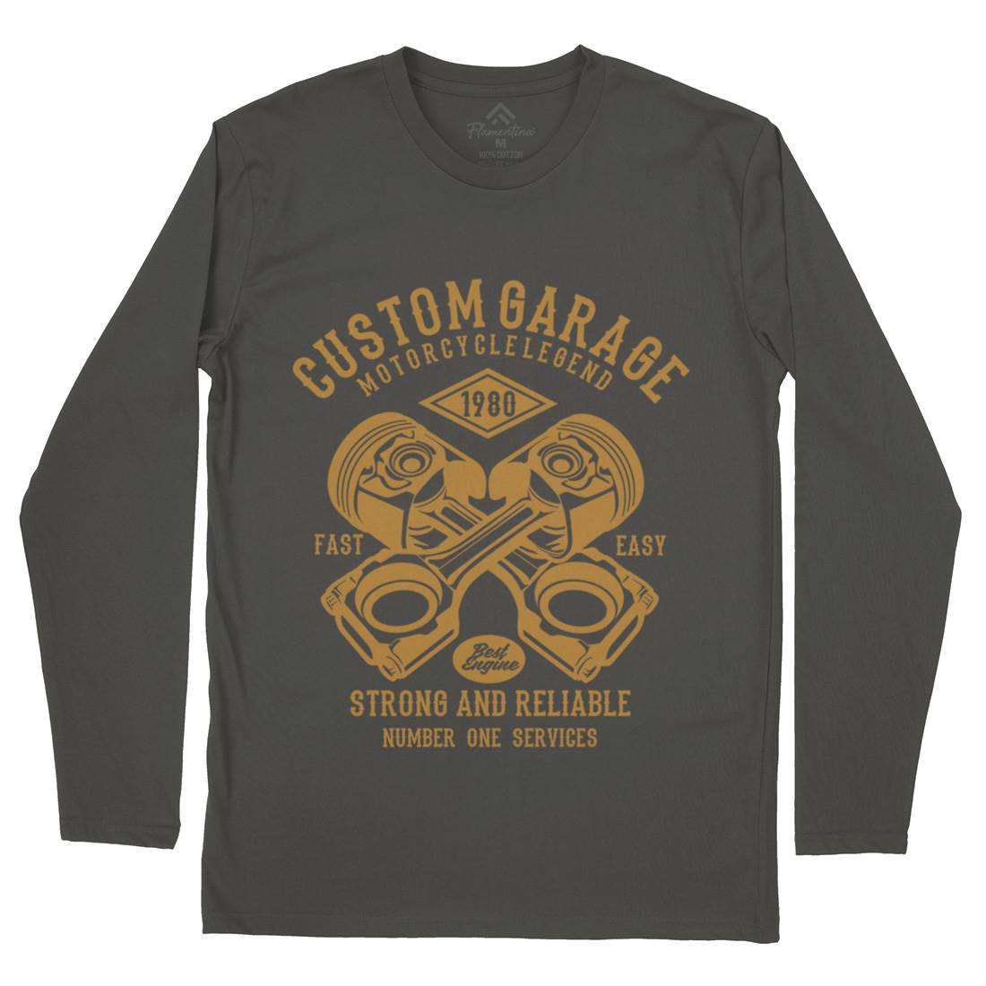 Custom Garage Mens Long Sleeve T-Shirt Cars B198