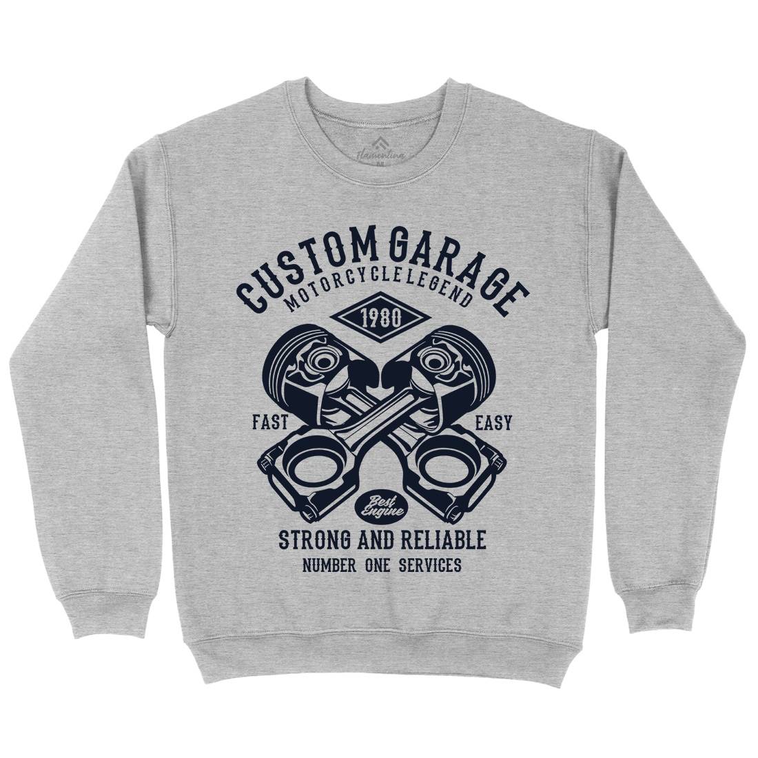 Custom Garage Kids Crew Neck Sweatshirt Cars B198
