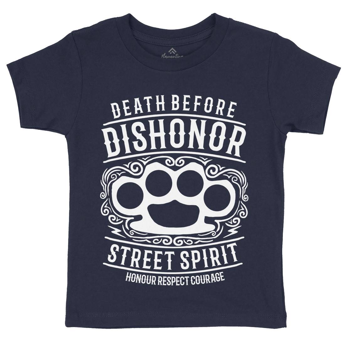Death Before Dishonour Kids Crew Neck T-Shirt Army B202