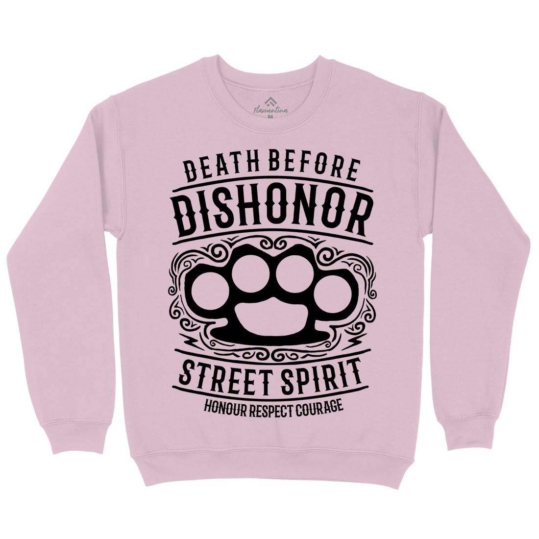Death Before Dishonour Kids Crew Neck Sweatshirt Army B202