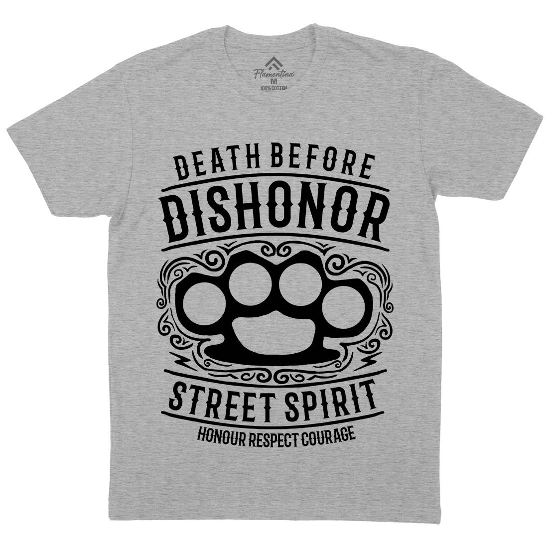 Death Before Dishonour Mens Crew Neck T-Shirt Army B202