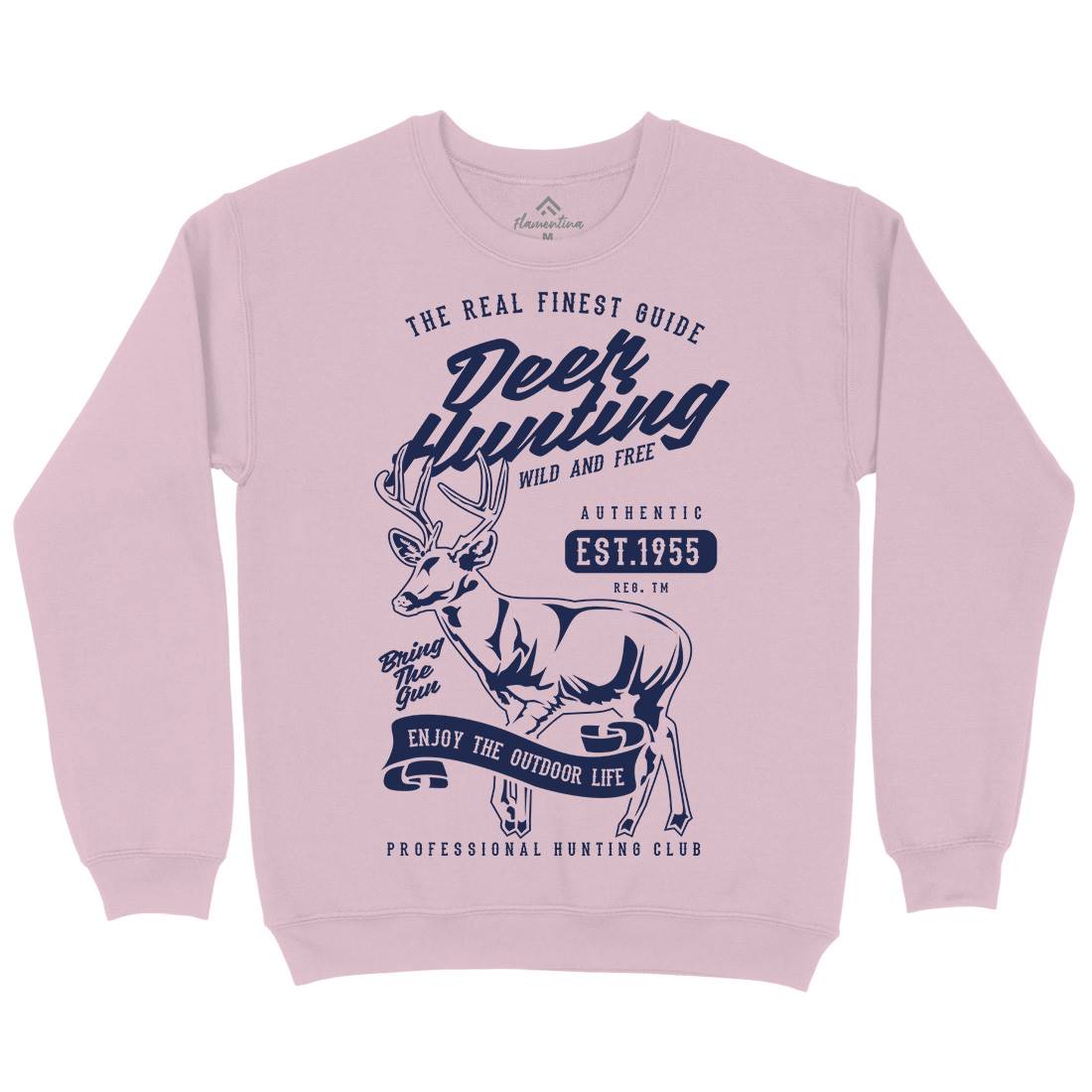Deer Hunting Kids Crew Neck Sweatshirt Sport B203