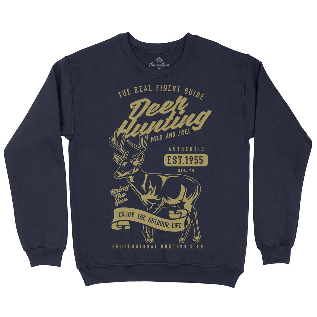 Deer Hunting Kids Crew Neck Sweatshirt Sport B203