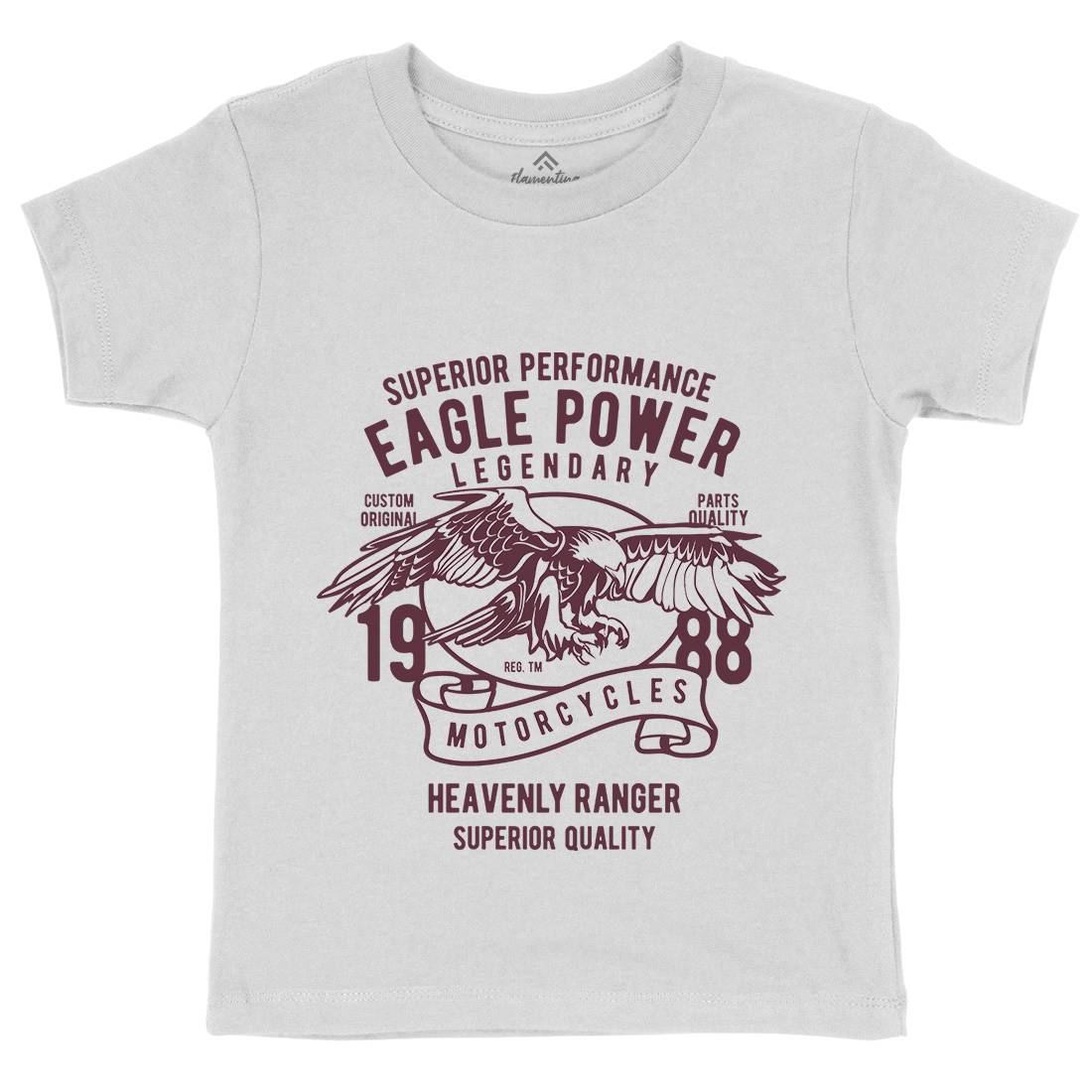 Eagle Power Kids Crew Neck T-Shirt Motorcycles B205
