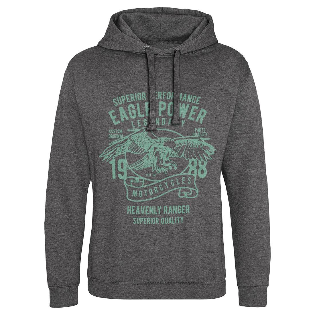 Eagle Power Mens Hoodie Without Pocket Motorcycles B205
