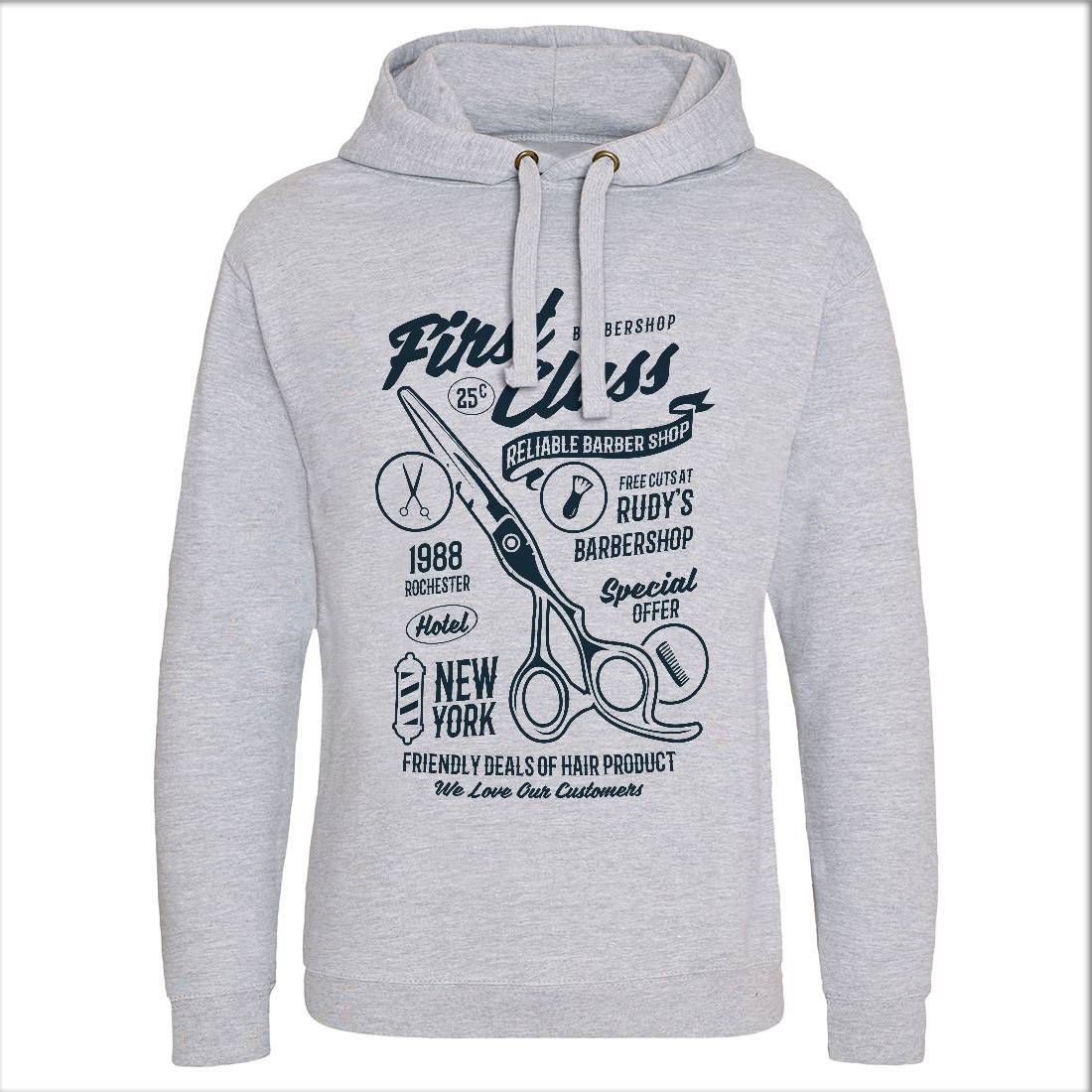 First Class Mens Hoodie Without Pocket Barber B208