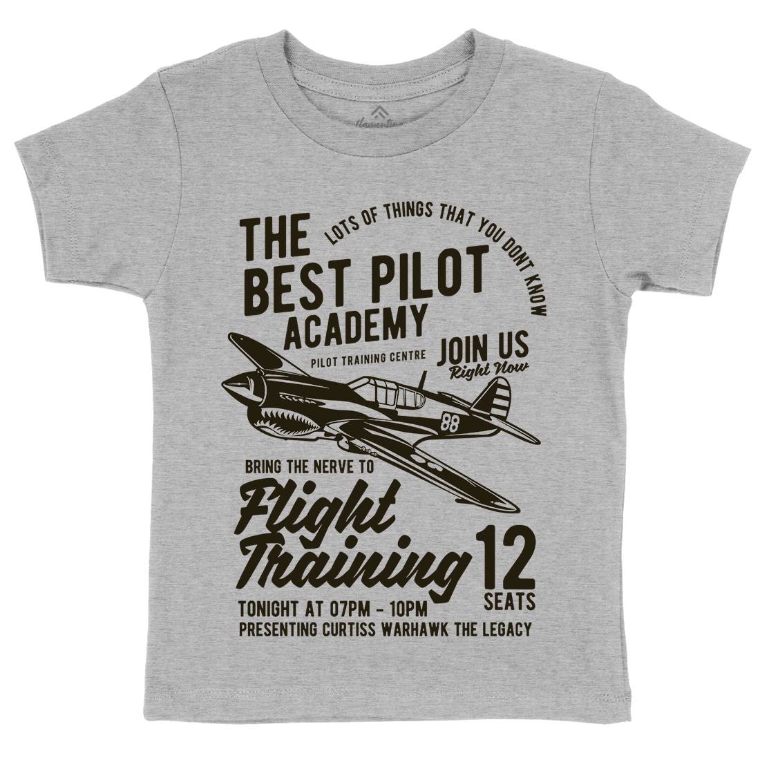 Flight Training Kids Organic Crew Neck T-Shirt Vehicles B209