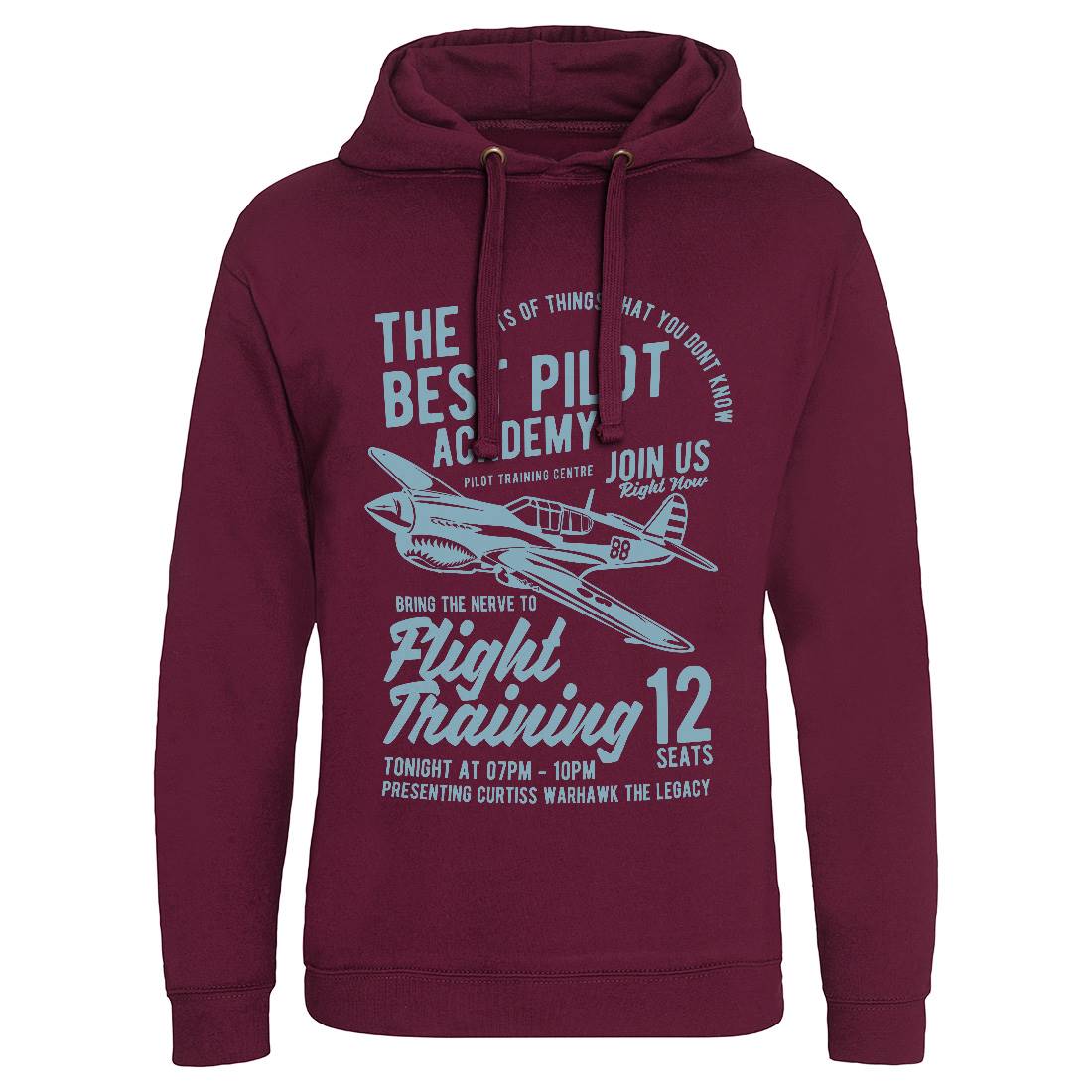 Flight Training Mens Hoodie Without Pocket Vehicles B209