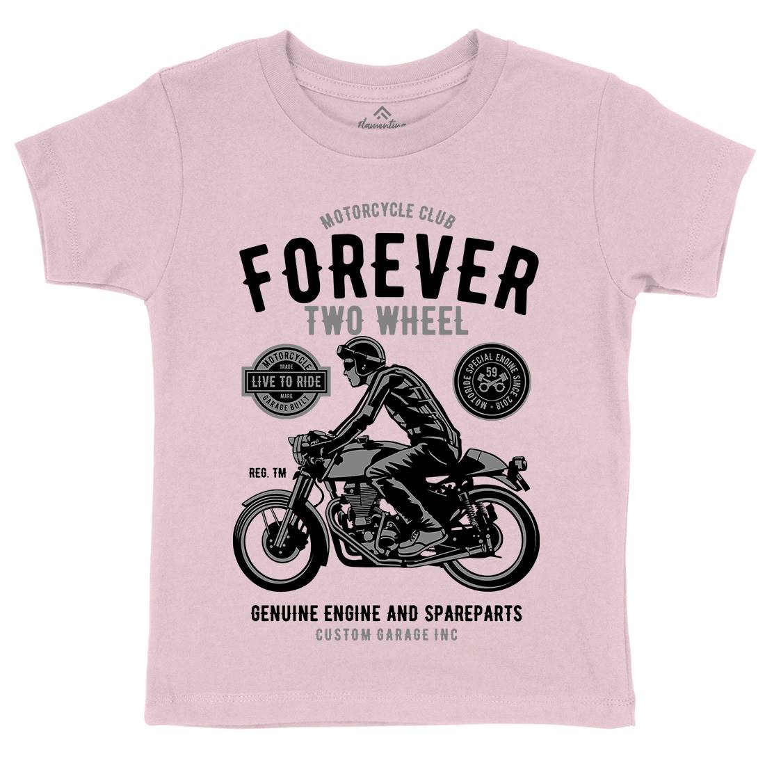 Forever Two Wheel Kids Crew Neck T-Shirt Motorcycles B212
