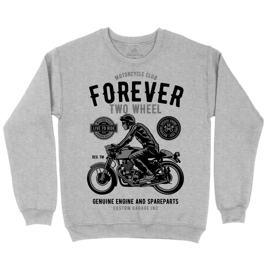 Forever Two Wheel Kids Crew Neck Sweatshirt Motorcycles B212
