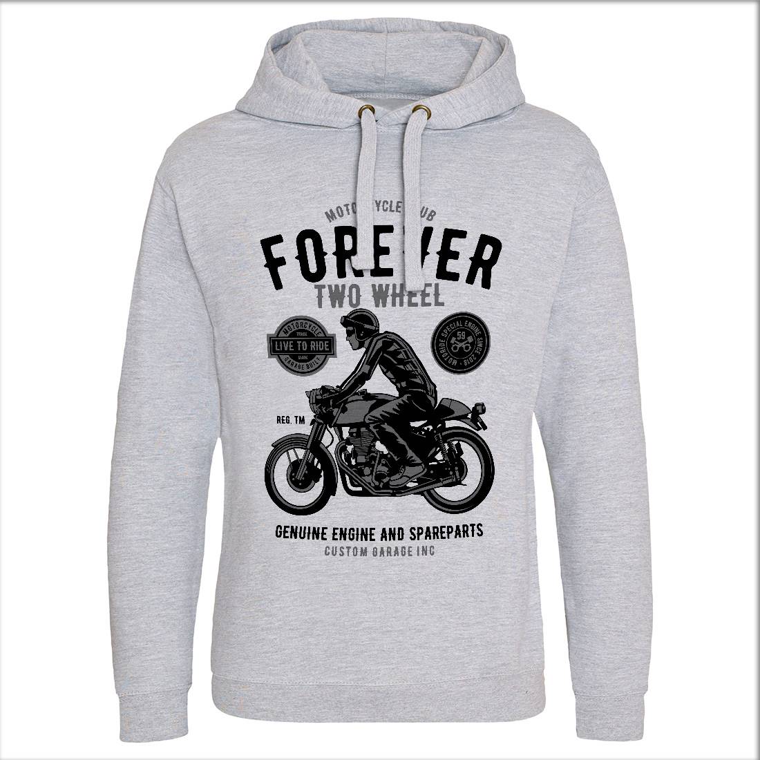 Forever Two Wheel Mens Hoodie Without Pocket Motorcycles B212