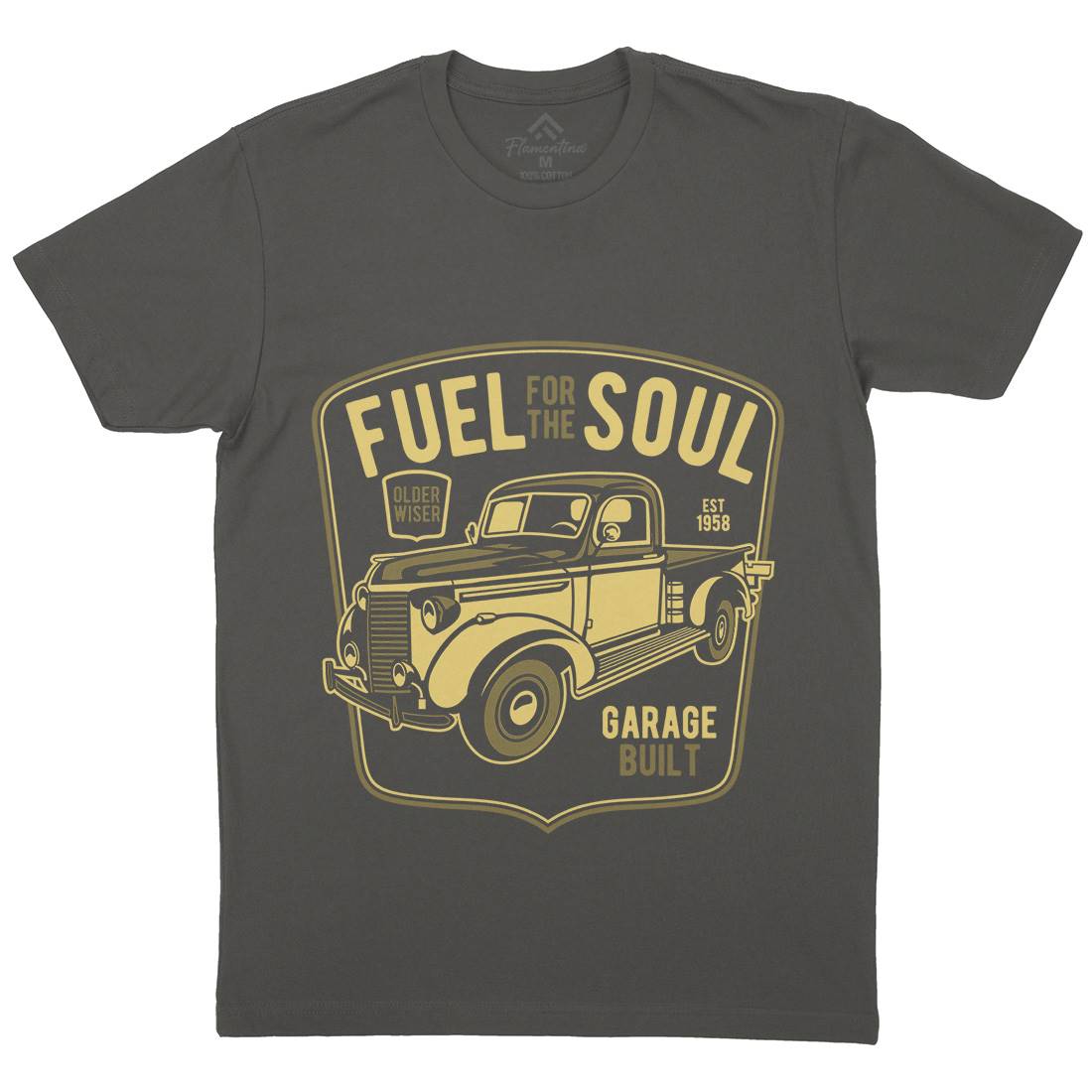 Fuel For The Soul Mens Crew Neck T-Shirt Cars B213
