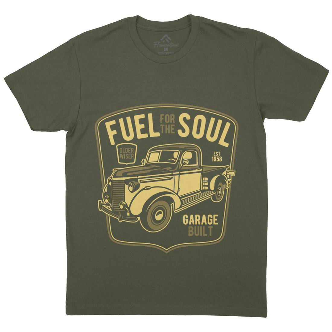 Fuel For The Soul Mens Crew Neck T-Shirt Cars B213