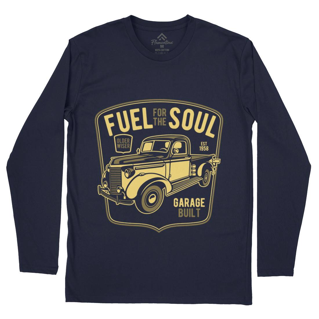 Fuel For The Soul Mens Long Sleeve T-Shirt Cars B213