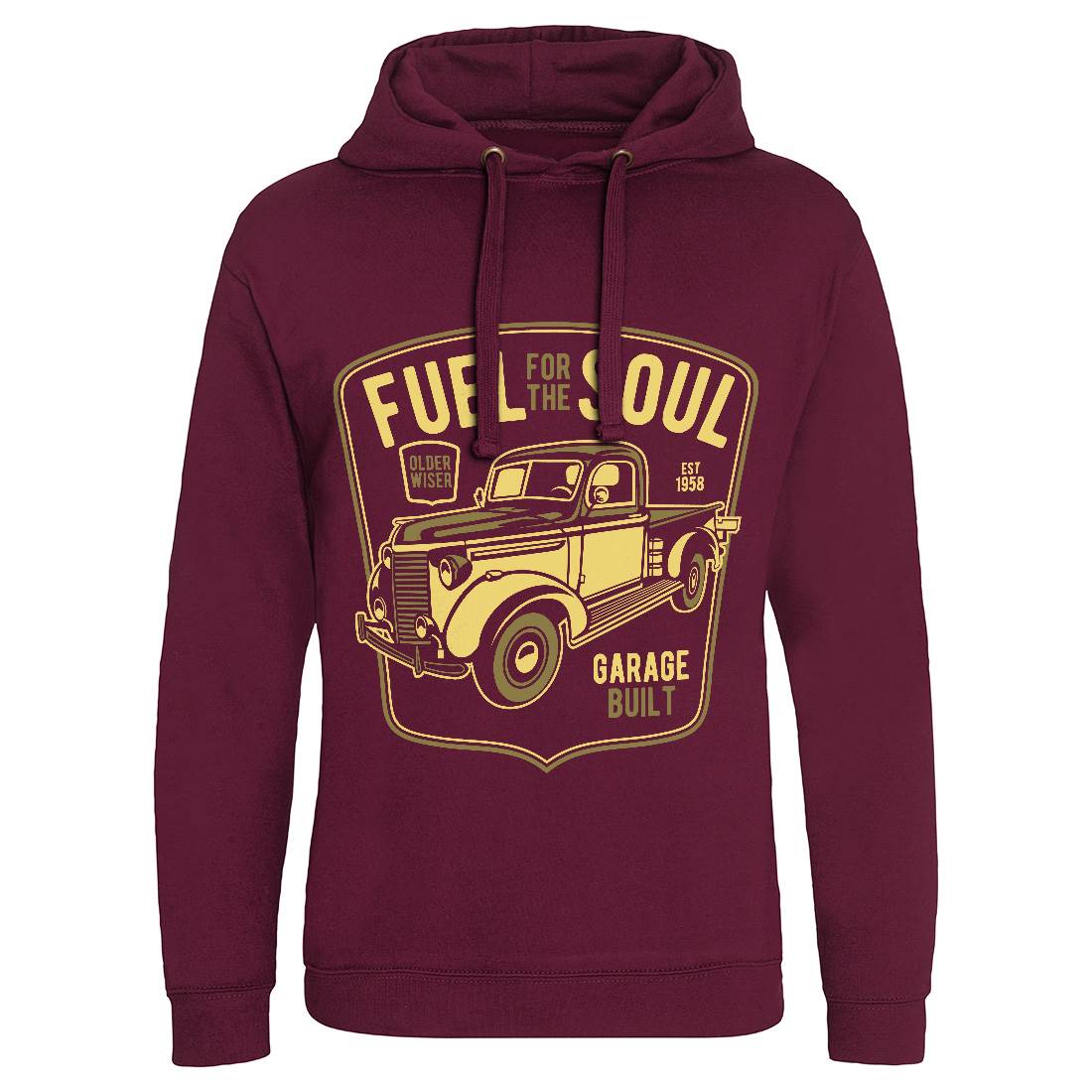 Fuel For The Soul Mens Hoodie Without Pocket Cars B213