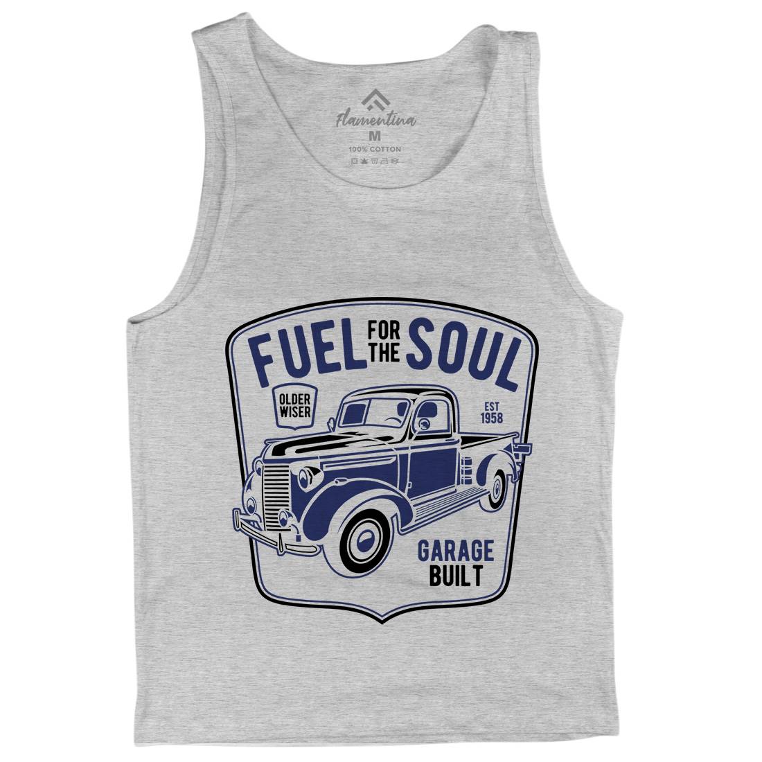 Fuel For The Soul Mens Tank Top Vest Cars B213