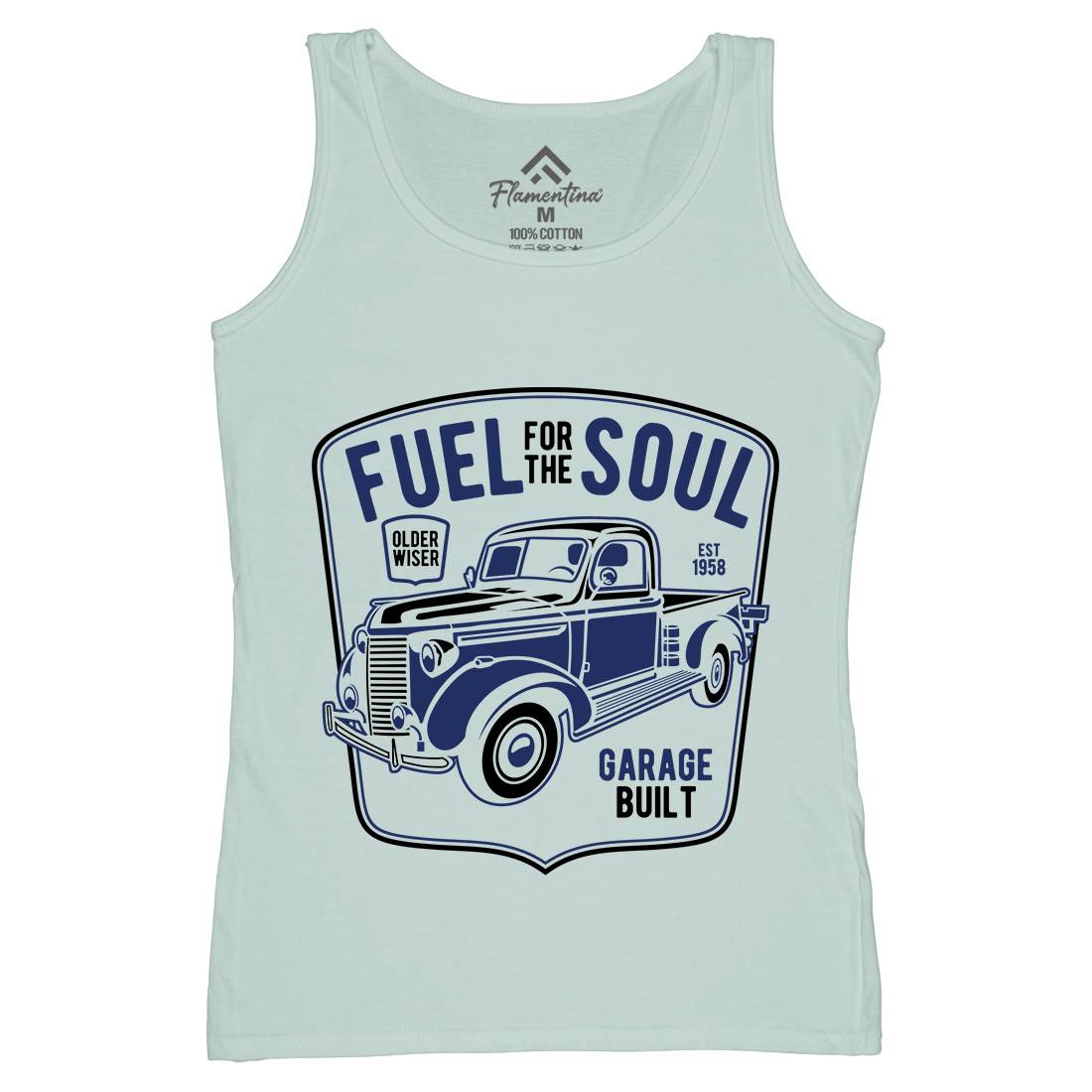 Fuel For The Soul Womens Organic Tank Top Vest Cars B213