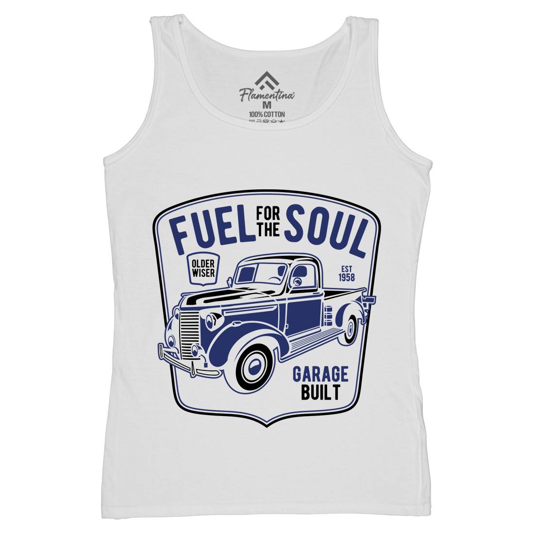 Fuel For The Soul Womens Organic Tank Top Vest Cars B213
