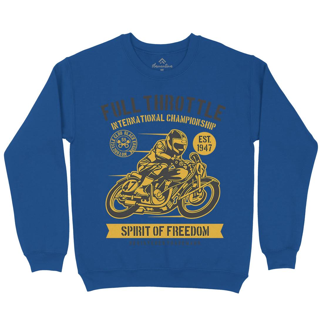 Full Throttle Kids Crew Neck Sweatshirt Motorcycles B215