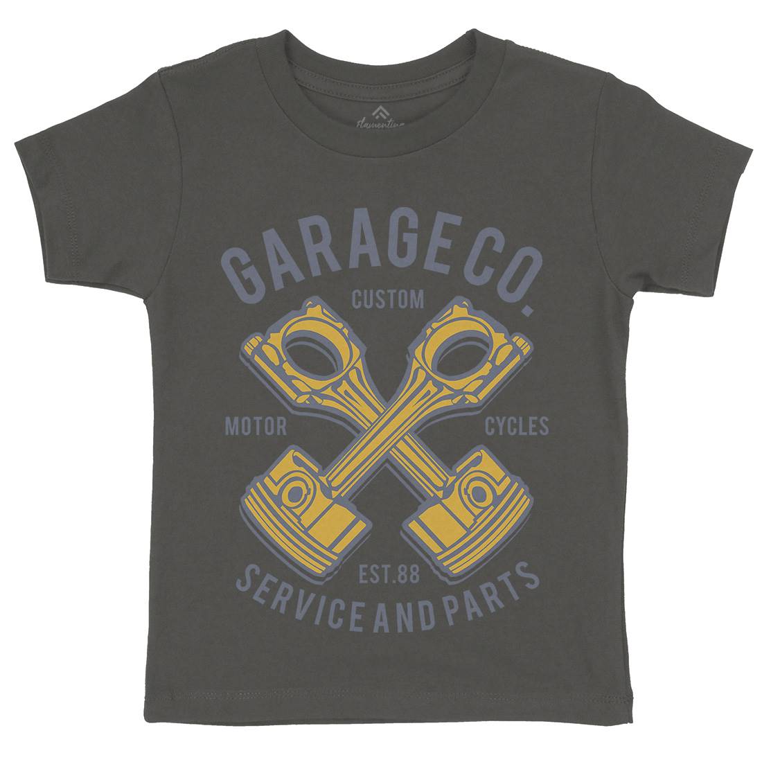 Garage Co Kids Crew Neck T-Shirt Cars B216
