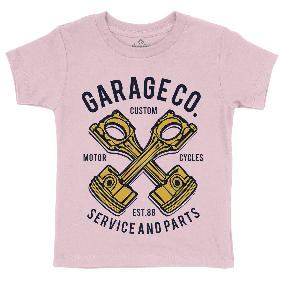 Garage Co Kids Crew Neck T-Shirt Cars B216