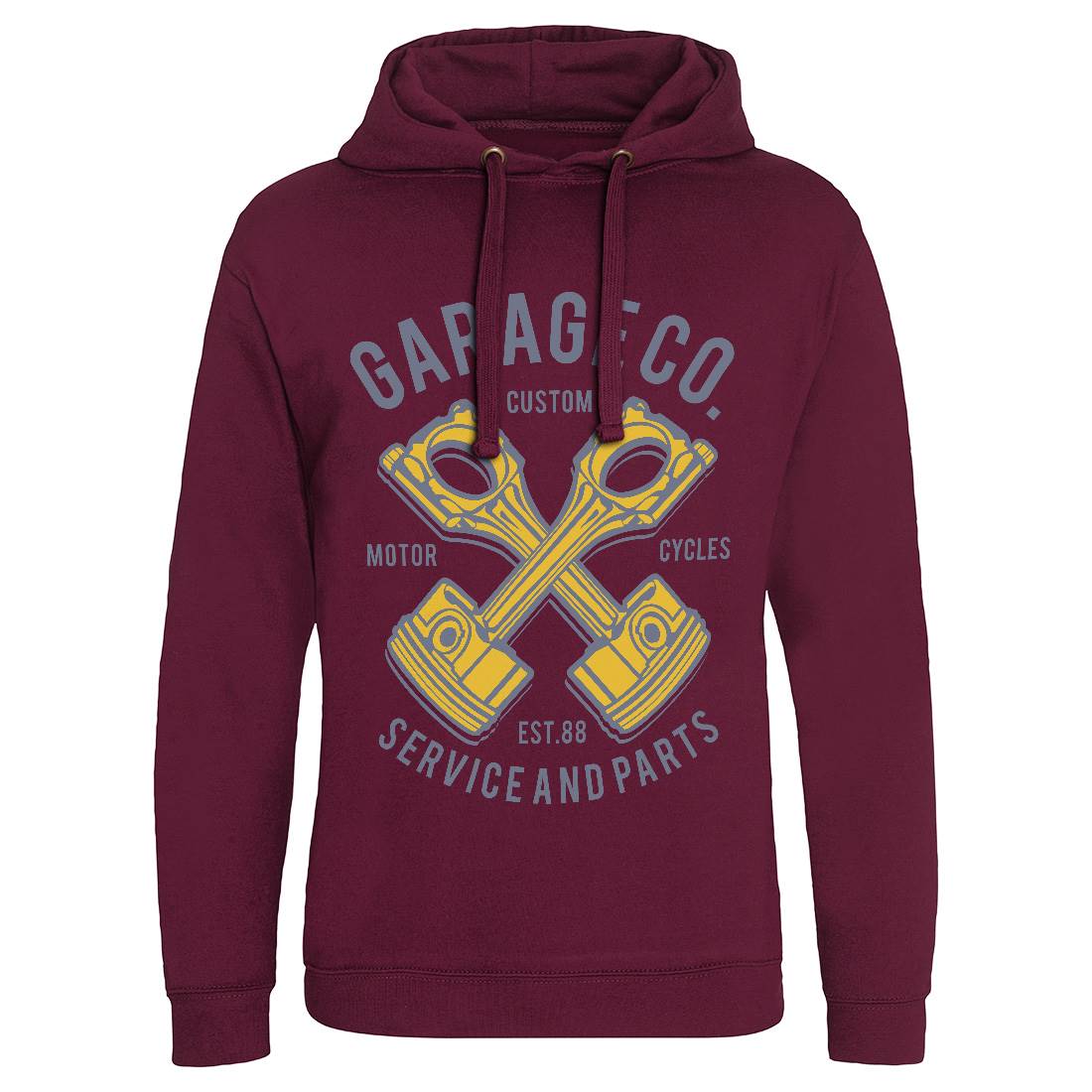 Garage Co Mens Hoodie Without Pocket Cars B216